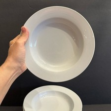 LOT of 4 Tienshan Prelude Soup Bowls Wide Rim 8 1/4" - DISCONTINUED
