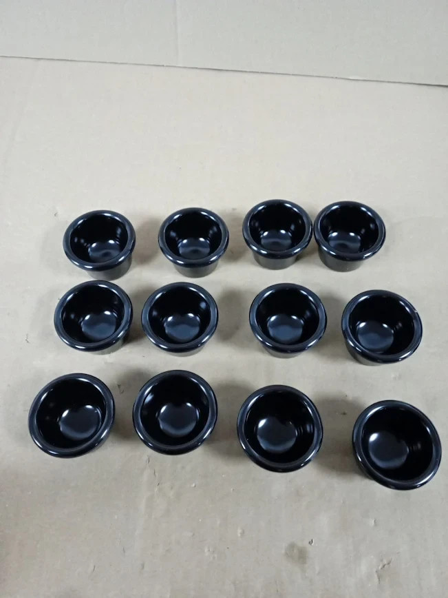 Olympia Kristallon Melamine Plain Ramekins Pudding Custard Cups 63mm 12pc New