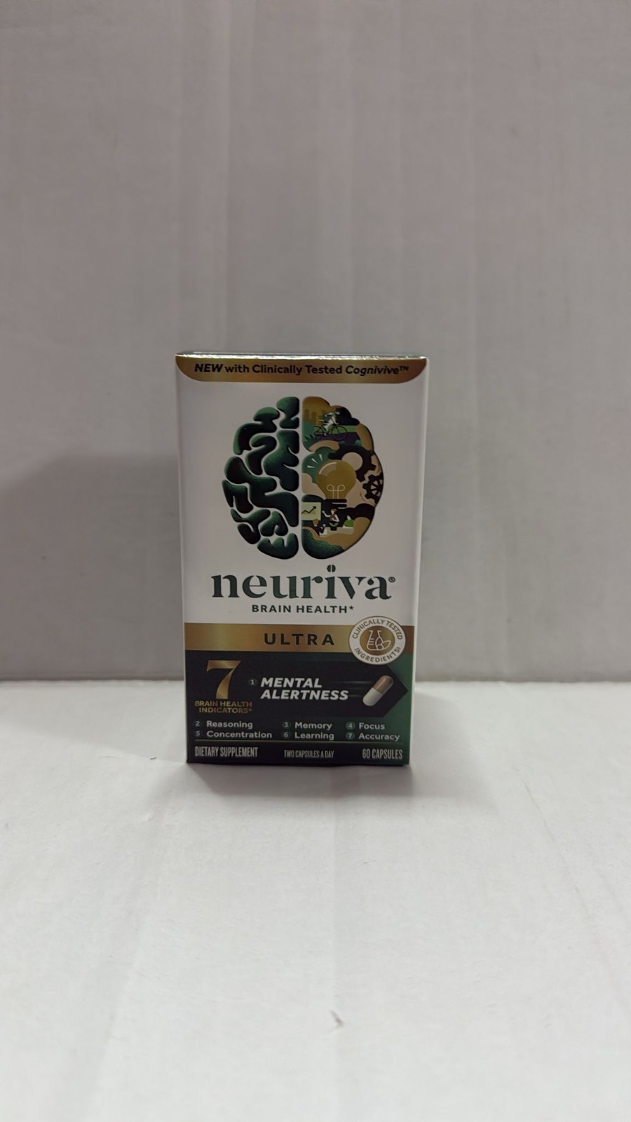 Neuriva Ultra Brain Health Supplement - 2 x 60 Capsules Maximize your brain's