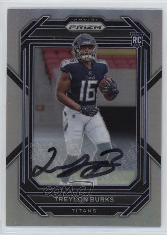Treylon Burks Panini Prizm #313 Autograph-Silver