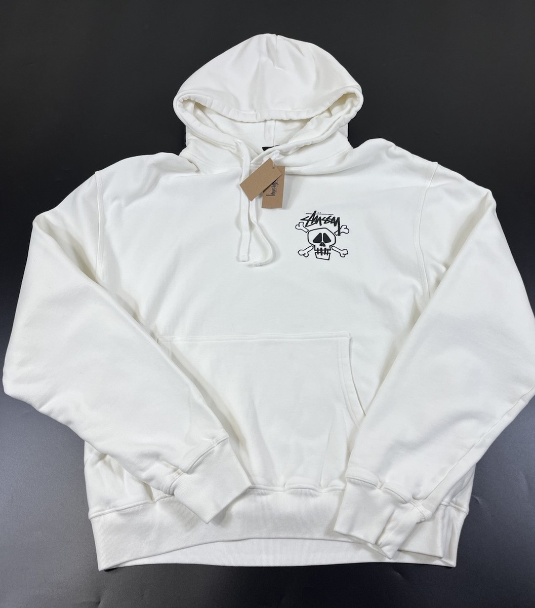STUSSY ステューシー Vintage Skull Bones HOODIE Stüssy - Skull and Bones Pigment Dyed Hoodie | HBX