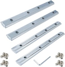 Alu Streckenverbinder Aluprofil Verbinder Profilverbinder 4Stk Aluminiumprofil