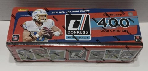 2021 Panini Donruss Football Factory Sealed Complete Set Retail Box (1-400)