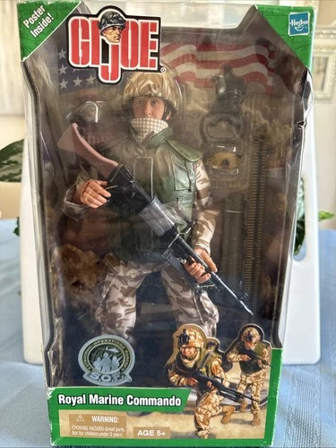 GI Joe Royal Marine Commando 2002 12" Figure NEW SOF Strategic Operations Forces