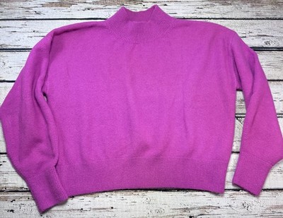 Los Angeles Atelier + Other Stories Womens Wool Blend Sweater Pink Size Large