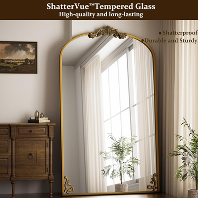 Vintage Arched Full Length Mirror 44