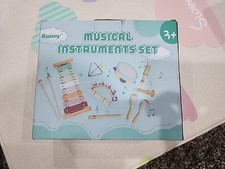 NEW SEALED Raimy Musical Instruments Set - Wooden Montessori Toys Percussion