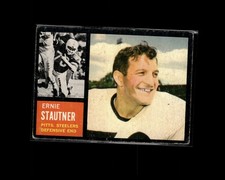 Ernie Stautner 1962 Topps Vintage Football Card #134 Pittsburgh Steelers G1