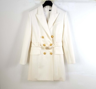 Balmain Doppelknopf Gürteljacke 10488 140296529
