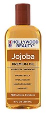  3 PACK Hollywood Beauty Jojoba Premium Oil 8oz