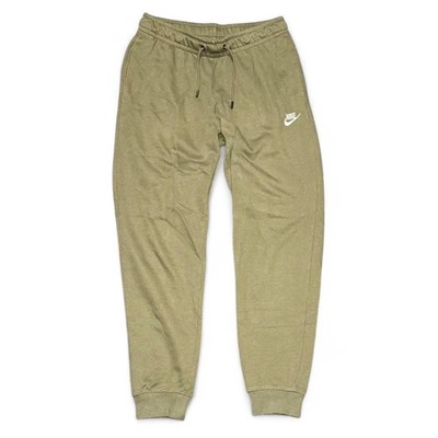 Nike Essential Embroidered Logo Jogger Sweatpants Olive Green Size S