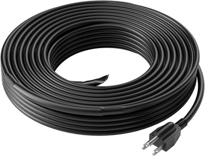 Self-Regulating Pipe Heating Cable, 30FT 5W/FT Heat Tape for Pipes, Roof Snow