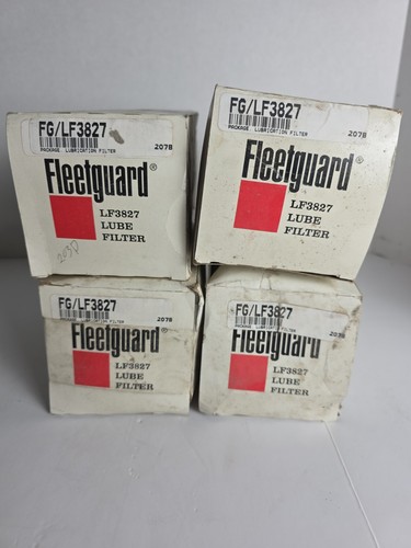 Genuine Fleetguard LF3827 Oil Filter Mercedes ( Lot of 4 ) New old Stock