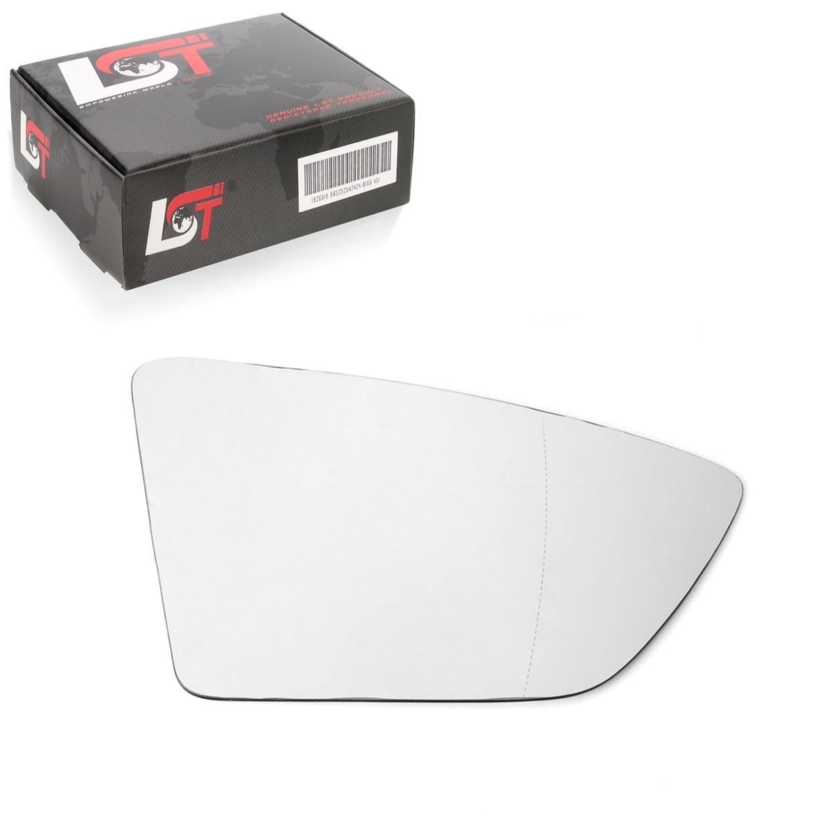Exterior Mirror Side Mirror for Gluing Right Aspherical for Seat Arona KJ7 2017-