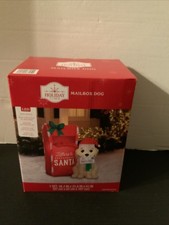 New. Holiday Time Mailbox Dog Inflatable