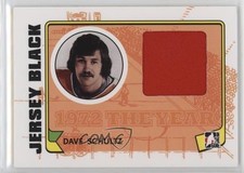 2009-10 ITG 1972 The Year in Hockey Jersey Black Dave Schultz #M-36 2po