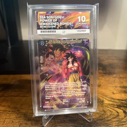 SS4 Son Goku, Power Of Awakened Bonds SPR BT30-133 ACE 10 Perfect SubGrades