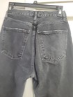 Agolde Jeans Womens 100% Org Cotton Black Straight Leg Buttons Size 25 Mint  — photo 7