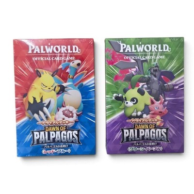 Palworld Official Card Game Trial Deck DAWN OF PALPAGOS 2 Deck Set Japanisch NEU 
