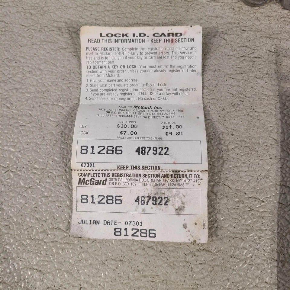 Juego de bloqueo de tuerca de rueda 99-04 Ford Mustang Aa7409 Foto 4 de 4