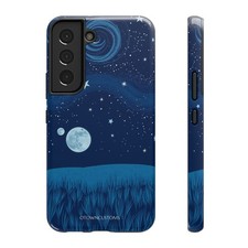 Stardust Nebula Moon Phases Phone Case