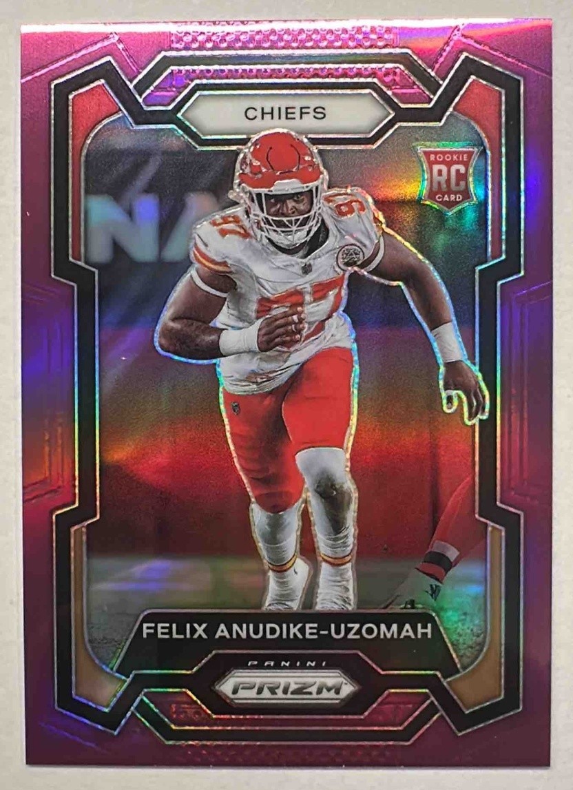 Felix Anudike-Uzomah Panini Prizm #349 Purple