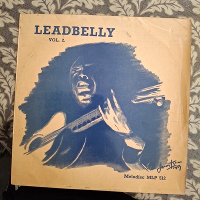 LEAD BELLY ''MEMORIAL ALBUM VOL 2'' 10'' VINYL LP VG+ 1957