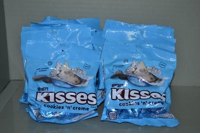 (12) Hershey s Kisses Special Edition Cookies N Cream Kisses, 2.2 oz Each, 11/26