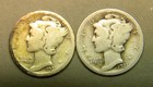 Key Date Original 1921 & 1921-D U.S. Mercury Dimes Coins — photo 1