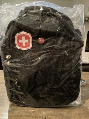 SwissGear Commander USB ScanSmart 16'' Laptop Backpack Travel Bag Dotted Black