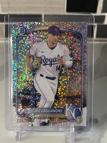 2025 Bowman Jac Caglianone Mini Diamond /299! Royals