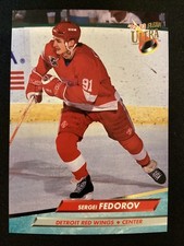1992-93 Fleer Ultra Hockey Sergei Fedorov-Detroit Red Wings #48