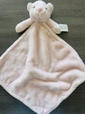 NEW Gracie and Milo Pink Teddy Bear Baby Security Blanket Lovey SL Home Fashions