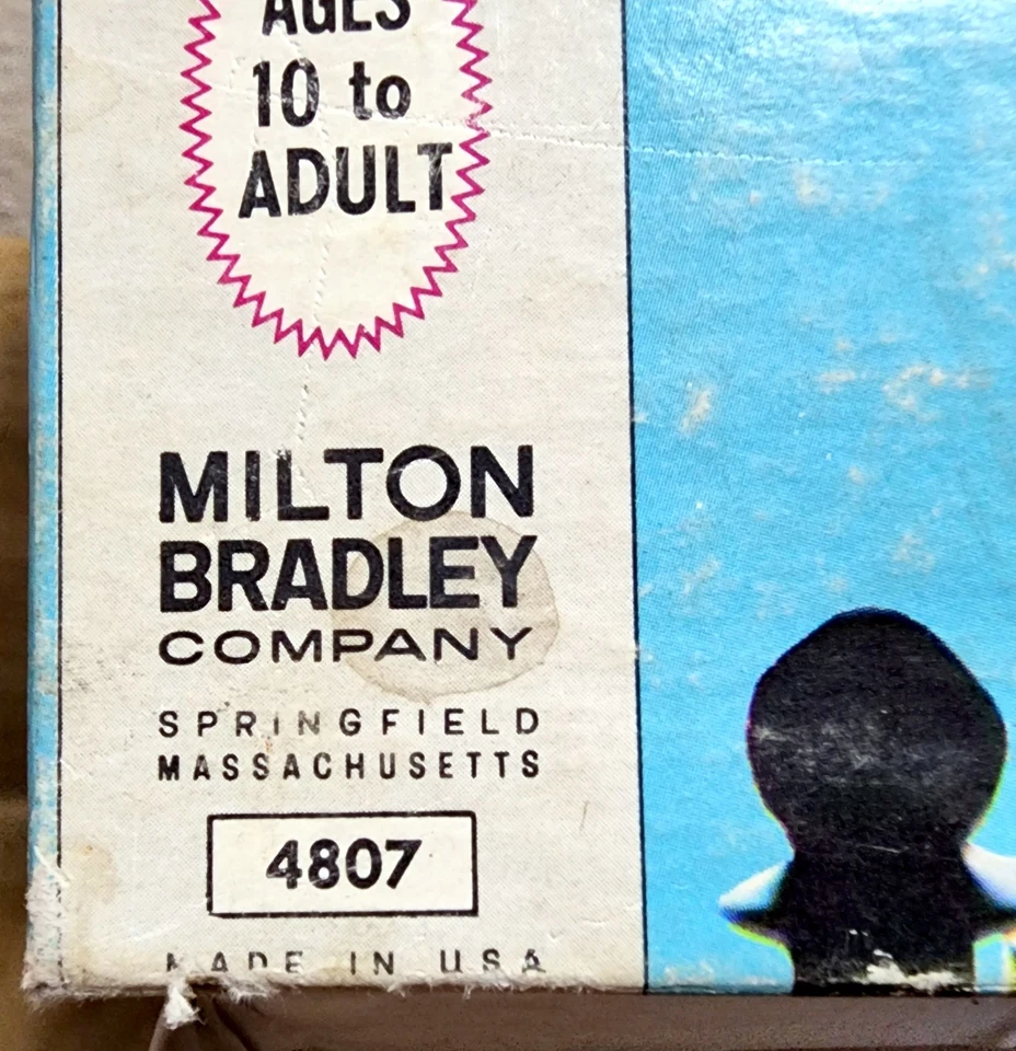 EMPTY BOX & Instruction Manual Replacement Milton Bradley MB Chess 4807 1969 - Image 2 of 4