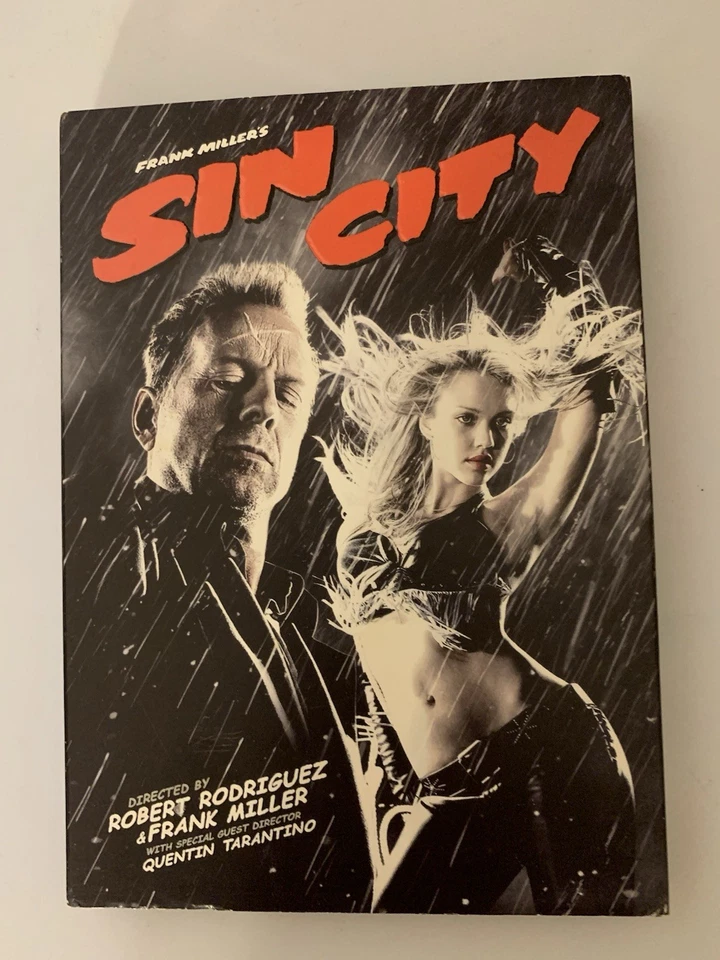 Sin City 2005 DVD w/ Slipcover Robert Rodriguez Frank Miller Neo-Noir Crime Cult - Image 4 of 4