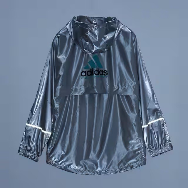Adidas EQT Retro Metallic Windbreaker Jacket JN4526 Silver Men's