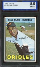 1967 TOPPS #319 PAUL BLAIR ISA 8.5 ORIOLES *ADT5115 