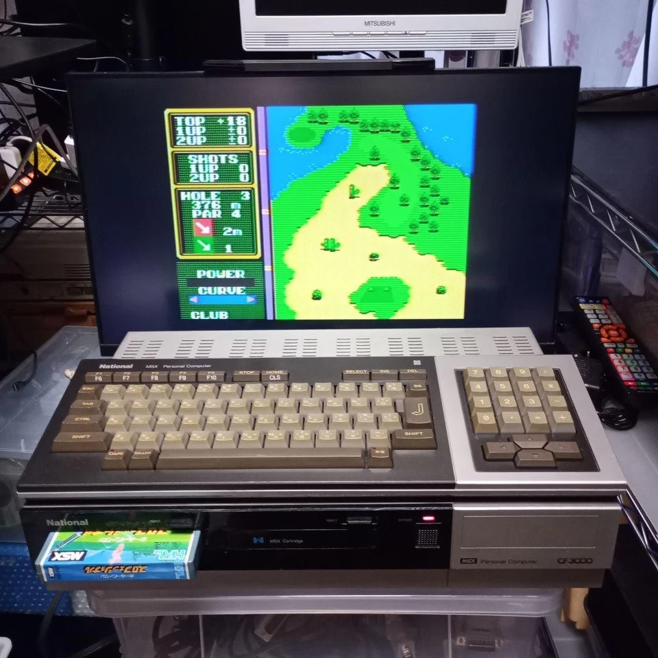 National MSX CF-3000 Personal Computer Vintage Retrò PC Testato Giappone - Immagine 2 di 3