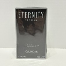 Calvin Klein Eternity for Men EdT Eau Toilette Spray New Sealed 100ml 3.4 fl oz