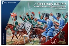 Perry Miniatures: Allied Cavalry: Prussian/Russian Dragoons - 14 Figures