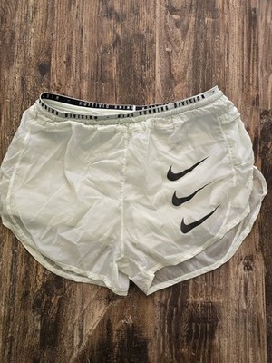 Nike Tempo Compression Shorts Women L Mint Luxe Run Division 2 in 1 Running