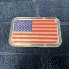 Scottsdale American Flag 1 oz Silver Bar USA Full Color .999 Silver Bullion