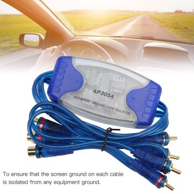 Ground Loop Isolator Automotive 4 Channel Gold Plated Ground Loop Isolat SET