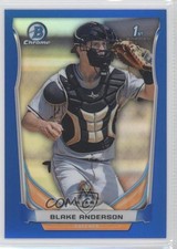 2014 Bowman Draft Chrome Blue Refractor 180/399 Blake Anderson #CDP34 j2c