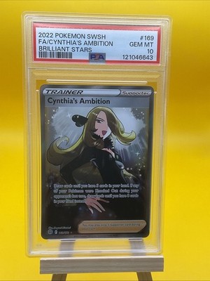 cynthia ambition pokemon card price Amazon.com: Cynthia's Ambition 169/172 - Brilliant Stars - Ultra Rare Pokemon  Card