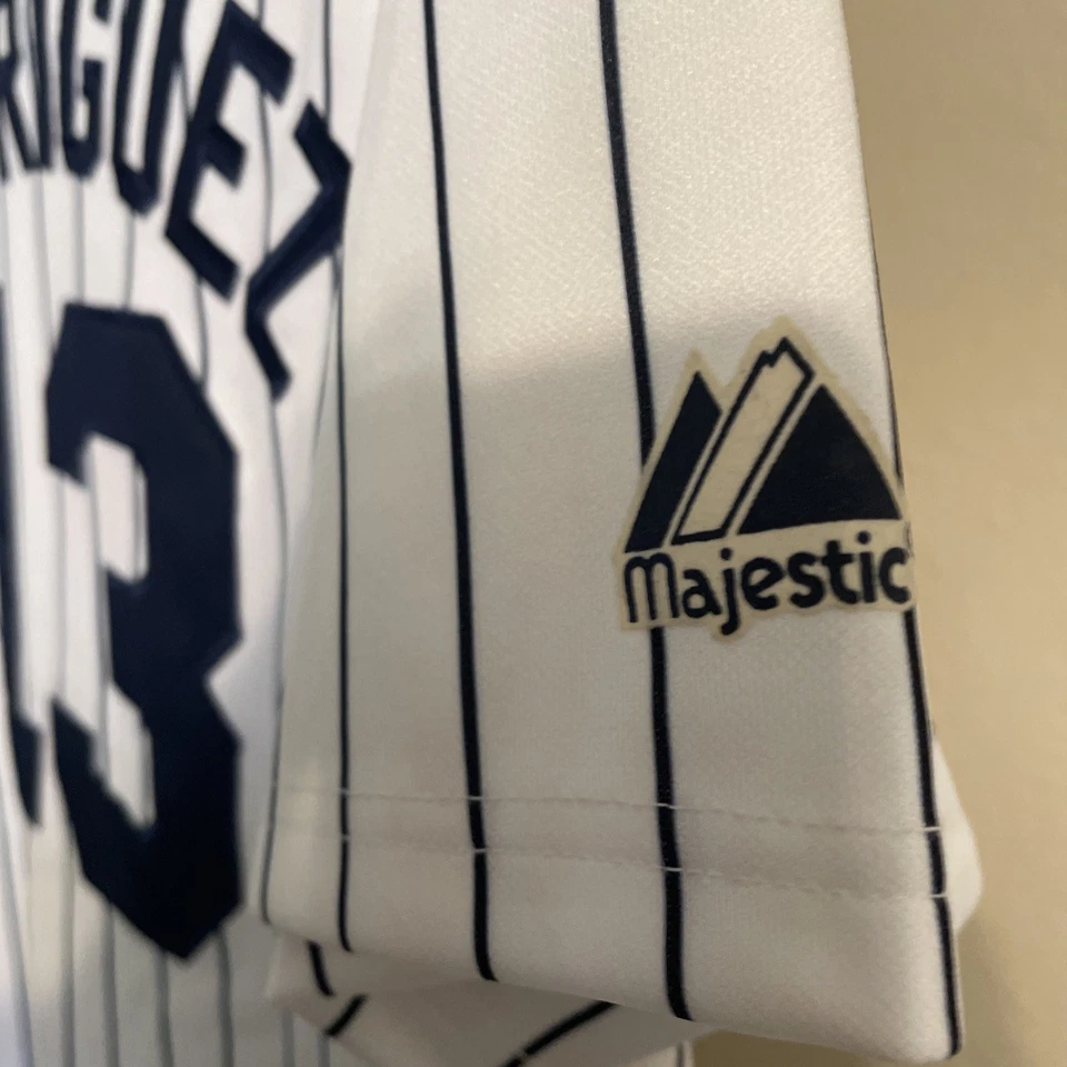 New York Yankees 13 Alex Rodriguez Baseball Jersey Majestic Kids Youth Size Smal - Image 3 of 4