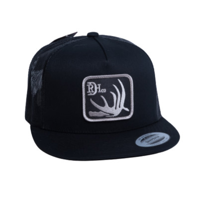 Red Dirt Hat Co. All Black Deer Shed Trucker Cap RDHC-163