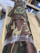 Woodland Camo 70D Nylon Fabric Cut Lightweight Military Style By The Yard