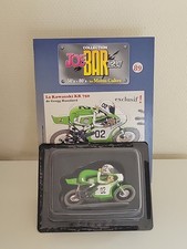 FIGURINE MOTO JOE BAR TEAM N°89 SÉRIE 2 KAWASAKI KR 750 DE 1975 GREGG HANSFORD 