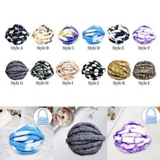 Chunky Yarn 36ft Hand Knit Yarn Tube Yarn Giant Yarn for Pet Bed and Bed Fence